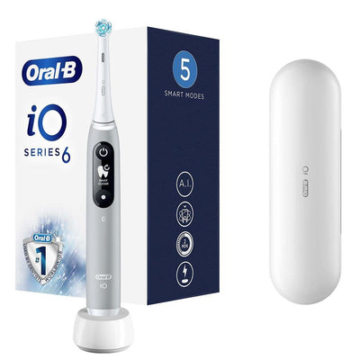 Braun Io Serie 6 Adulto Brush Dental Vibratorio Grey — image 1