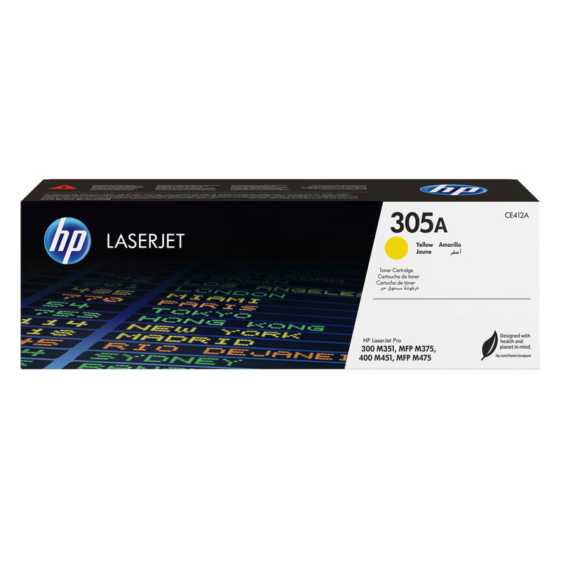 HP Genuine Toner 305A Yellow