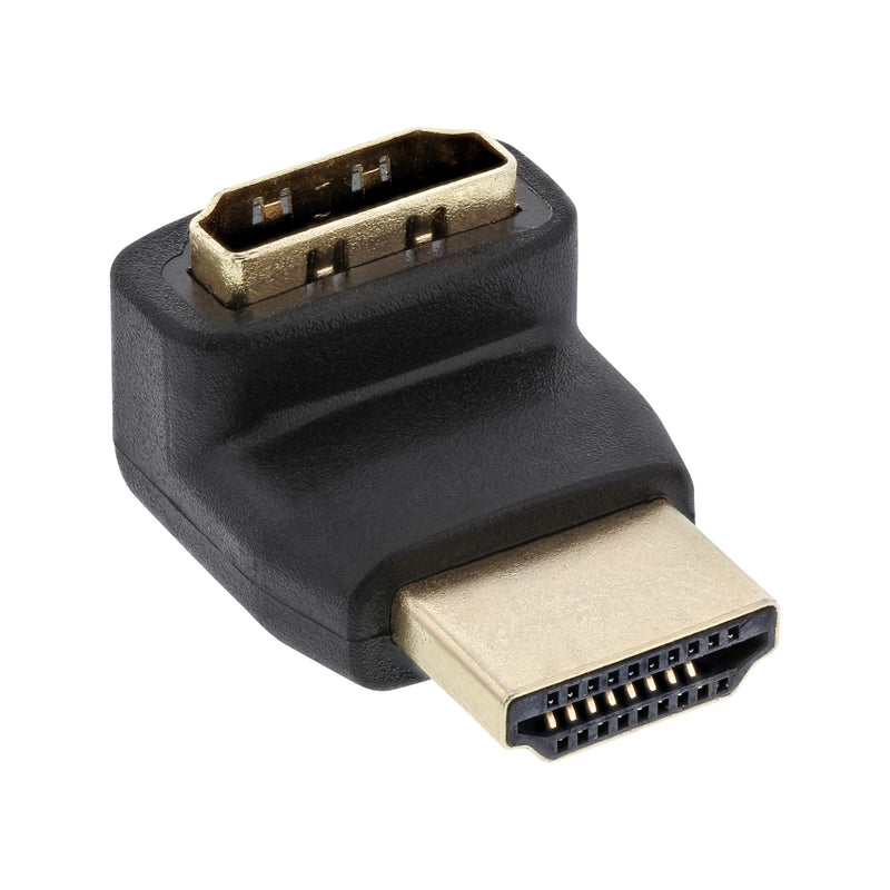 Inline Adapter HDMI , Male/Female Ángulo Hacia Arriba, Contactos Dorados, Compatible With 4K2K