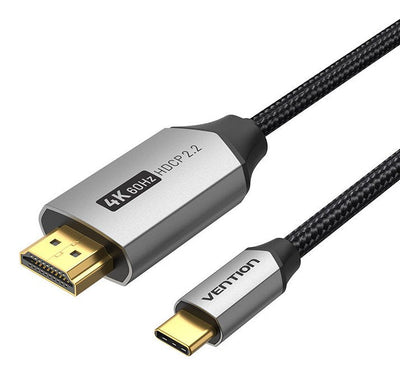 Vention Cable Converter HDMI 2.0 4K Crbbg USB Type-c Male HDMI Male 1.5M Black — image 1