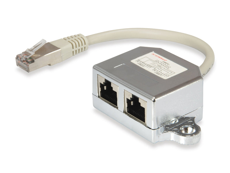 Equip Splitter C5 1x RJ45 2x RJ45 M/H 0,15M