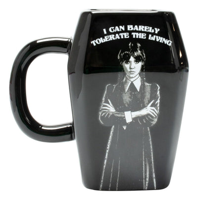 Wednesday - Mug & Socken Set Im Sarg Design — image 1