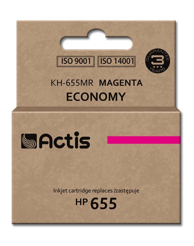 Actis Ink KH-655MR Spare Part HP 655 CZ111AE - Standard - 12ML - Magenta