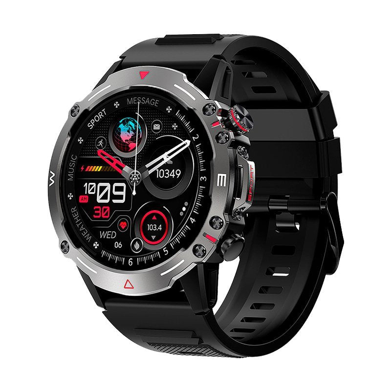 Cool Smartwatch Screen Amoled Adventure Silicone Black