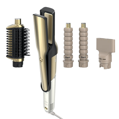 Shark Rizador Glam Straight & Waves Multistyler With Múltiples Accesorios Airflow Oro — image 1