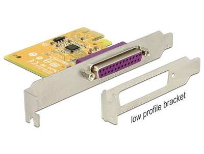 Delock Card PCIE X1 Paralelo Perfil Low — image 1