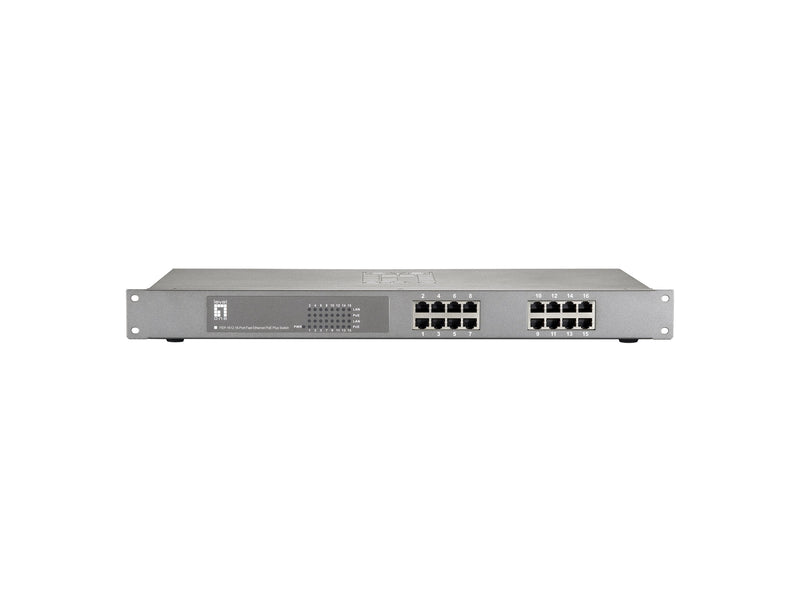 Levelone Switch 16X Fe FEP-1612W380 19 380W 16XPOE +