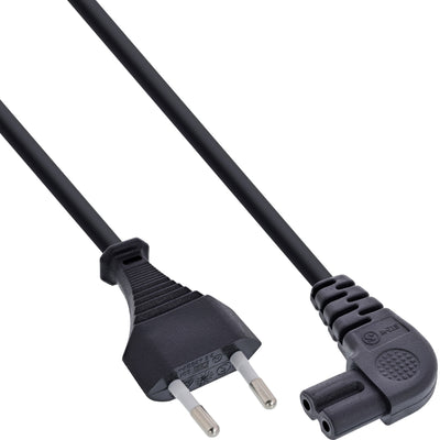 Inline Cable Power , Connector Euro a Connector EURO8 Angulado, Black 5,0M — image 1