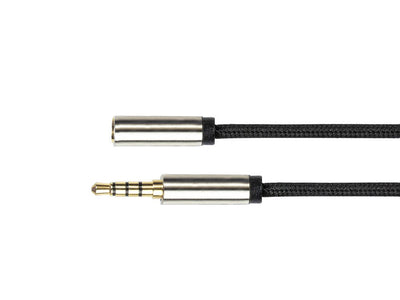 Python Cable Audio 4-POL. Klinkenst. An Connector Female Black 1M — image 1