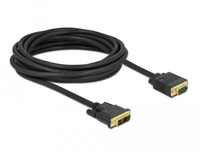 Delock Cable DVI 12 + 5 Connector Male a VGA Connector Male 5M — image 1