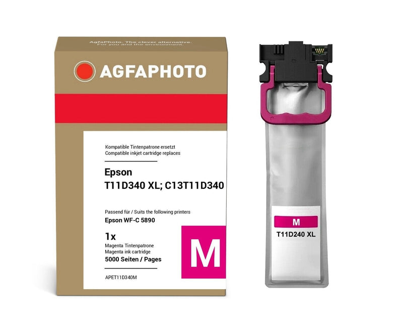 Agfa Photo Ink Magenta APET11D340M 5000 Copias