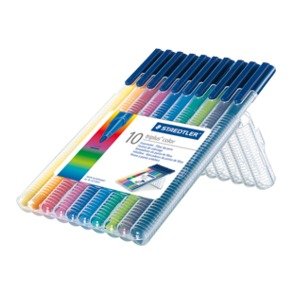 Staedtler Marker Punta Fibre Triplus Colour Case 10 Units