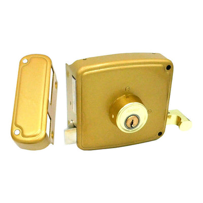 Lock Sobreponer CRS02 Derecha 60 X 120MM Pintado Oro — image 1