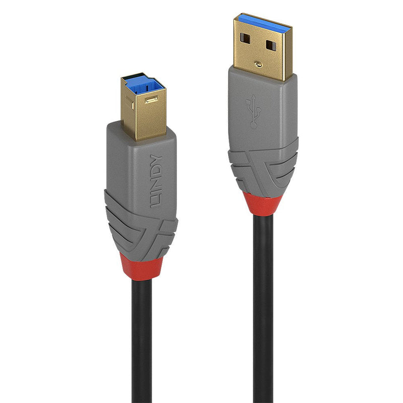 Lindy USB 3.0 Cable Typ a/B Anthra Line M/M 5M