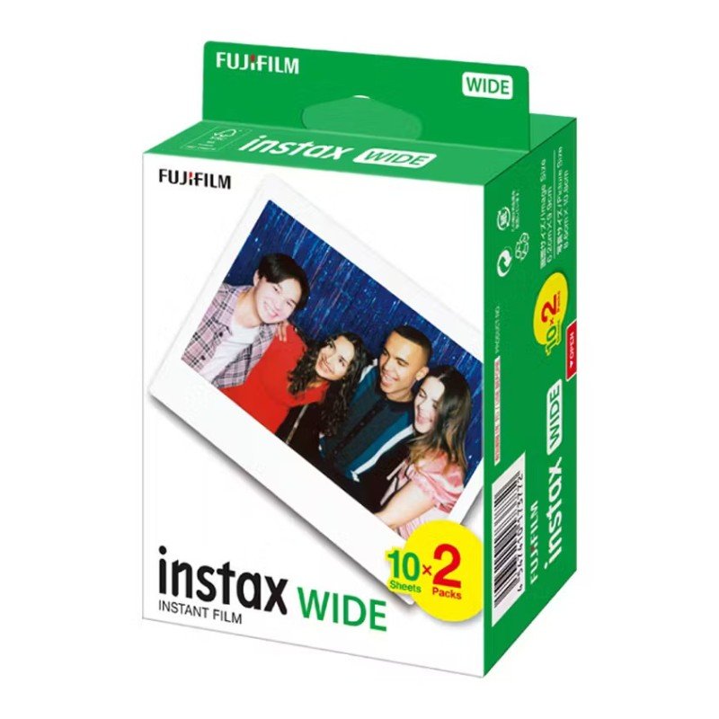 Fujifilm Instax Film Wide Pack 2X10 Films Fotos Instant Film - Formato Printing (tamaã± Or Imagen 99X62MM)