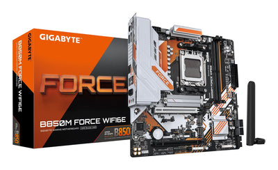 Gigabyte Motherboard AMD B850 SAM5 Micro-atx Memory DDR5 Memory Slots 2 B850MFORCEWF6E — image 1