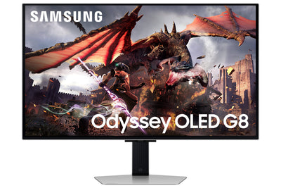 Samsung Monitor G80SD 32 3840 X 2160 Pixels 4K Ultra HD OLED Silver LS32DG800SUXEN — image 1