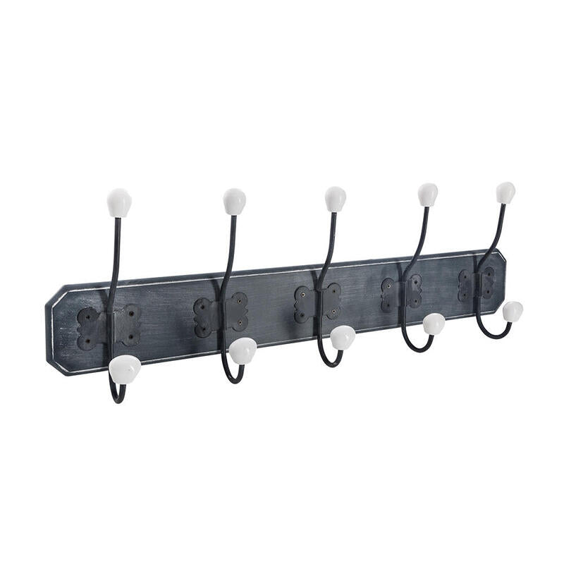 Colgador Madera Con 5 Perchas 60X20CM
