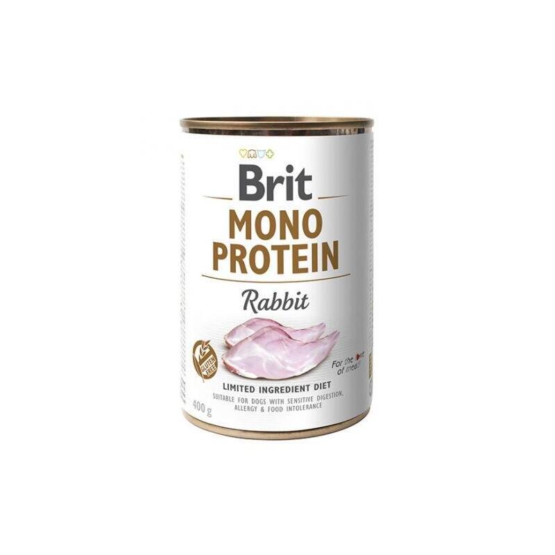 Brit Comida Húmeda Perros Mono Protein Rabbit 400G