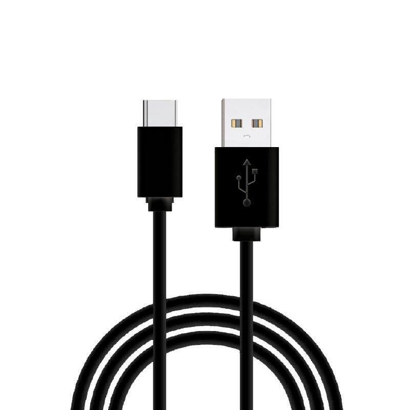 Cool USB Cable Type-c (1.2 Metres 2.4 Amp Black