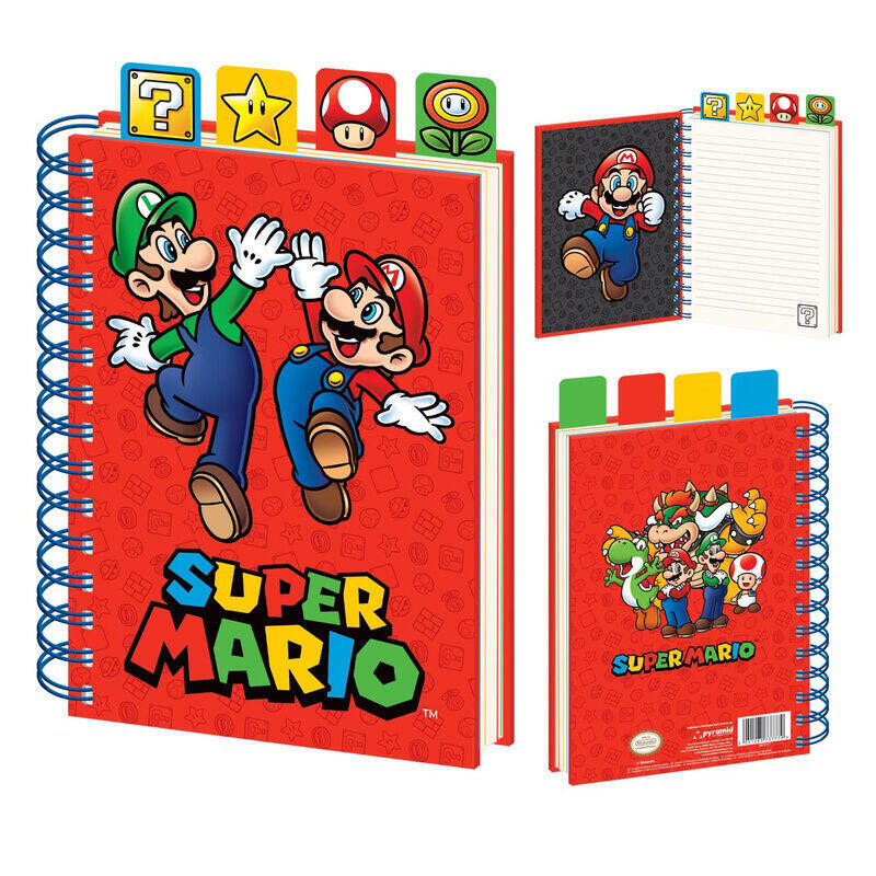 Notebook A5 Super Mario