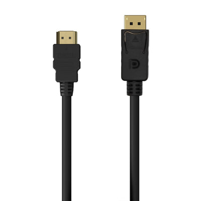 Aisens Cable DisplayPort a HDMI - DP/M-hdmi/M - 0.5M - Black — image 1