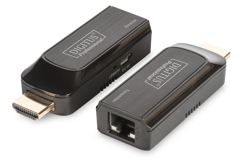 Digitus DS-55203 Extensor HDMI Transmisor And Receptor Network Black