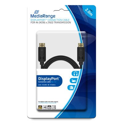 Mediarange MRCS159 Cable DisplayPort 2M Black — image 1