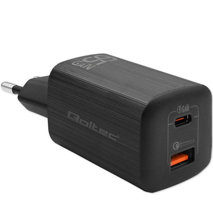 Qoltec Charger 50766 Dispositivo Mobile Phone Laptop Console Juegos Laptop Battery Laptop Smartphone, Watch In