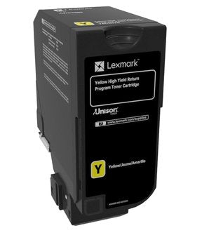 Lexmark CX725 Cartridge Toner Yellow High Yield Retornable — image 1