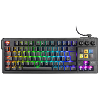 Mars Gaming Keyboard Gaming Mecánico Mk-master Switch Red Black Includes Smartdeck — image 1