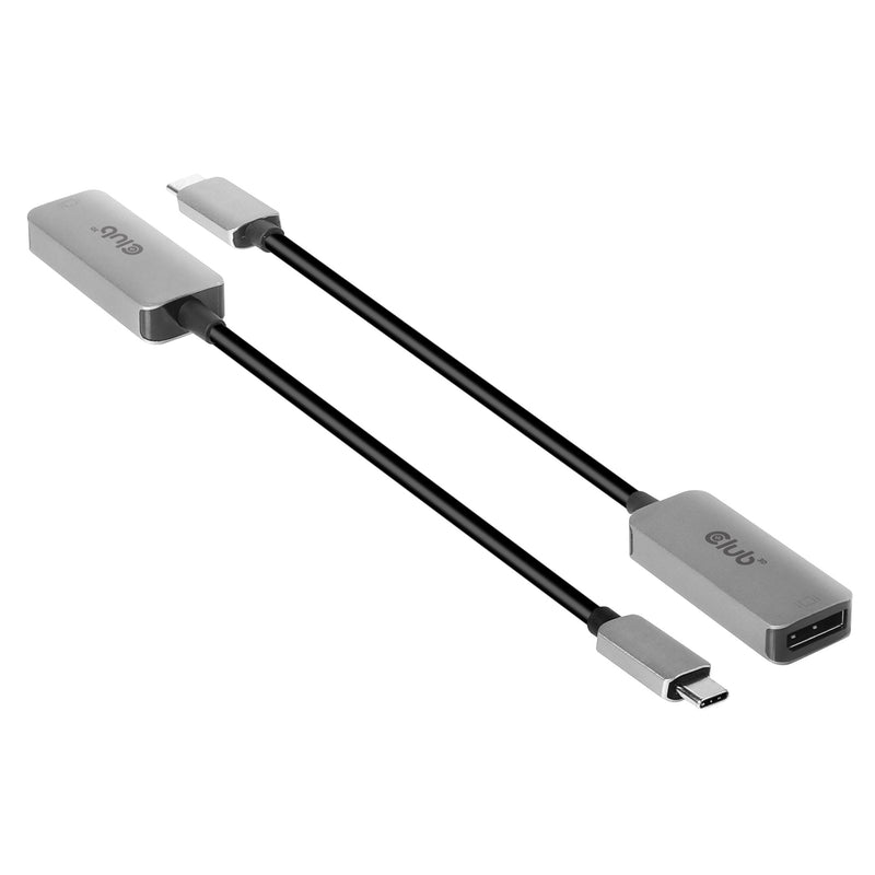 CLUB3D CAC-1567 Adapter USB Cable Type C DisplayPort Black Silver