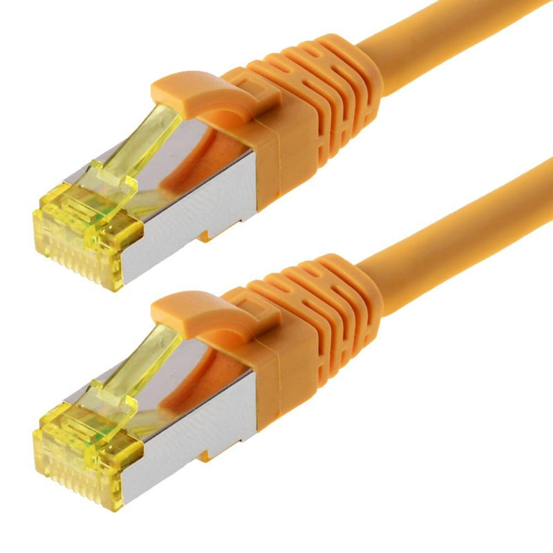 Helos S/FTP (pimf) CAT.6A 7.5M Network Cable Yellow 7,5M CAT.6A S/FTP (s-STP)