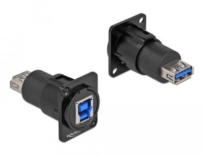 Delock D-typ Modulo USB 3.0 Typ-a Female a Typ-b Female — image 1
