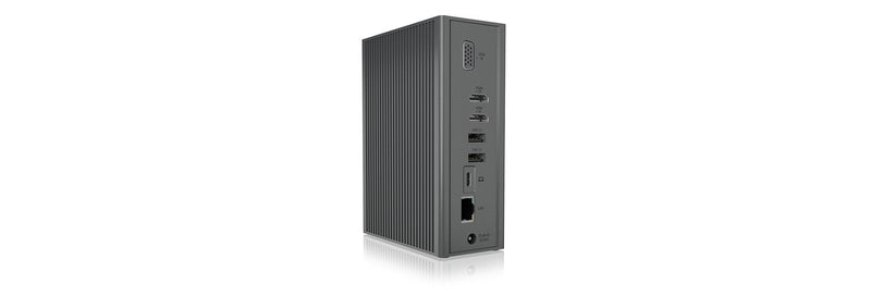Estación Acoplamiento Icybox USB 3.0 - DP USB 3.0 LAN 3X Video