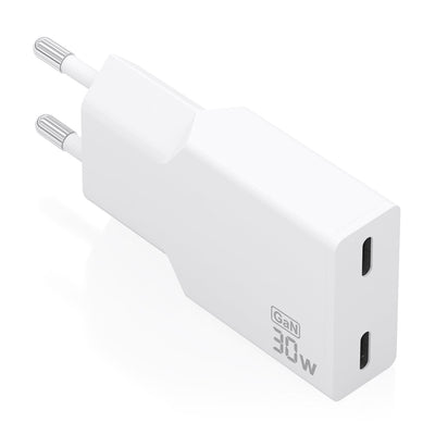 Aisens Wall Charger GaN A110-1003 2x USB Type-c 30W White — image 1