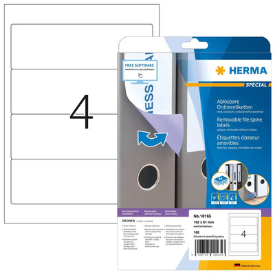 Herma 10165 Label Printer White Label Printer Self-adhesive — image 1