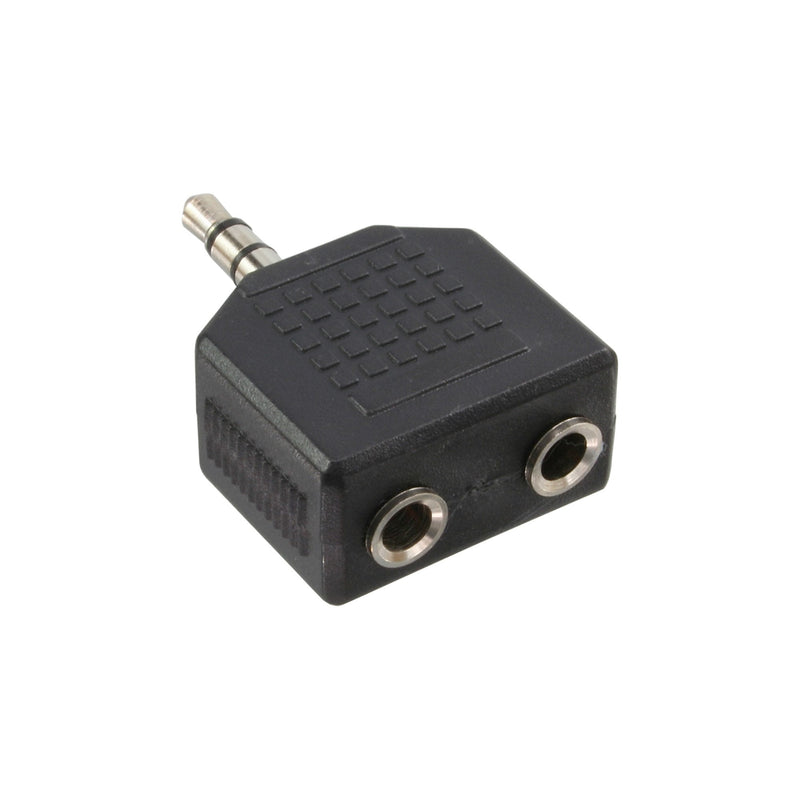 Inline Adapter Audio 3,5MM Male a 2X 3,5MM Stereo Female