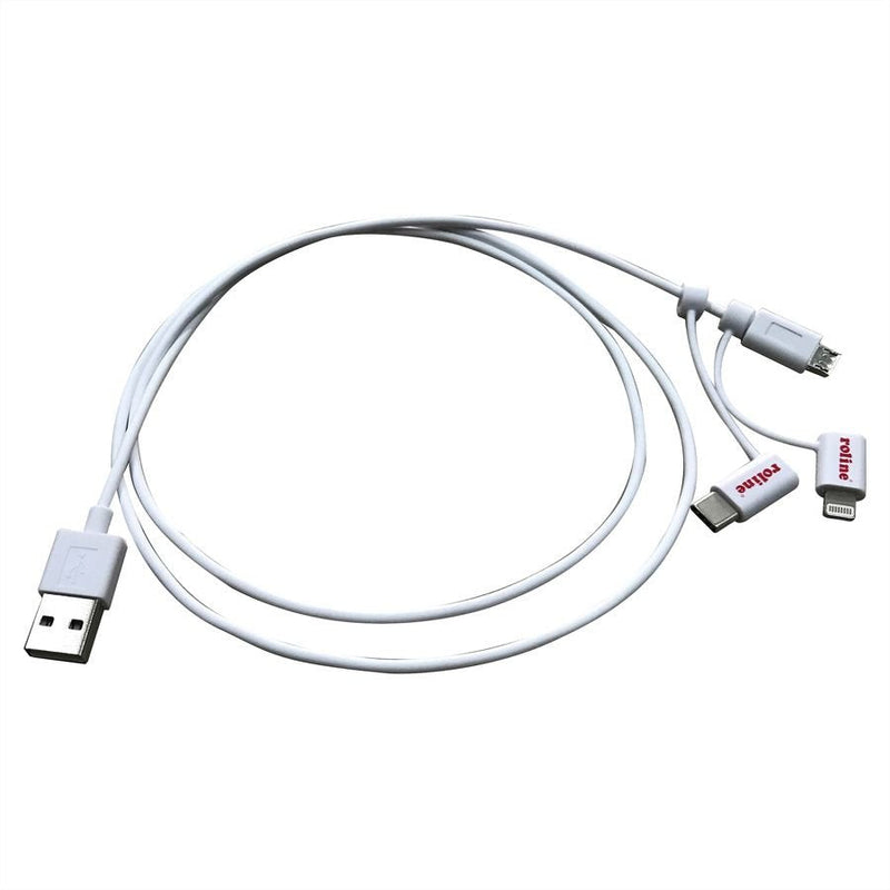 Roline USB Cable 1M White