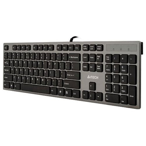 A4TECH KV-300H Keyboard English USB QWERTY Black Grey