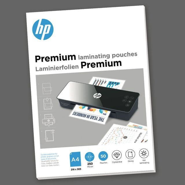 HP Bags Plamificadoras Premium A4 250 Micras 50X