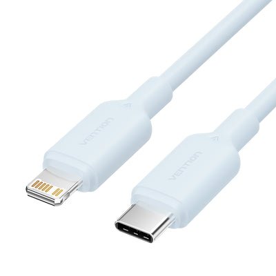 Vention USB Cable 2.0 Type-c Lightning Laksh USB Type-c Male Lightning Male Up To 27W 480Mbps 2M Blue