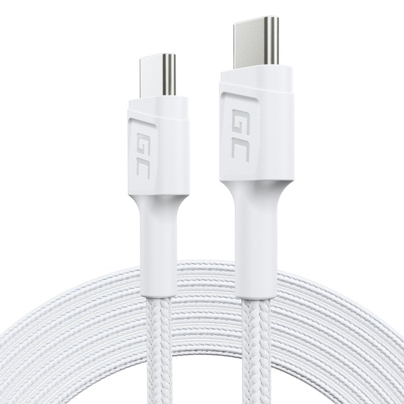 Green Cell Kab USB-C (st-st) 2M White
