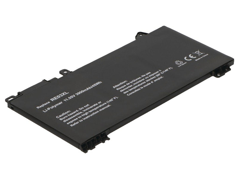 2-POWER Battery 11.55V 3900MAH HP RE03XL CBP3718A