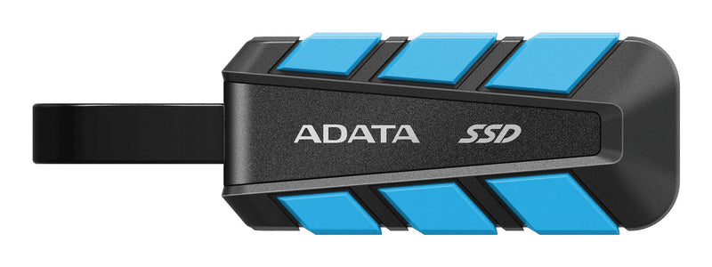 ADATA SC740 500GB, SSD External Black/Blue USB-C 3.2 Gen 2 (10 Gbit/S) SC740-500G-CBU