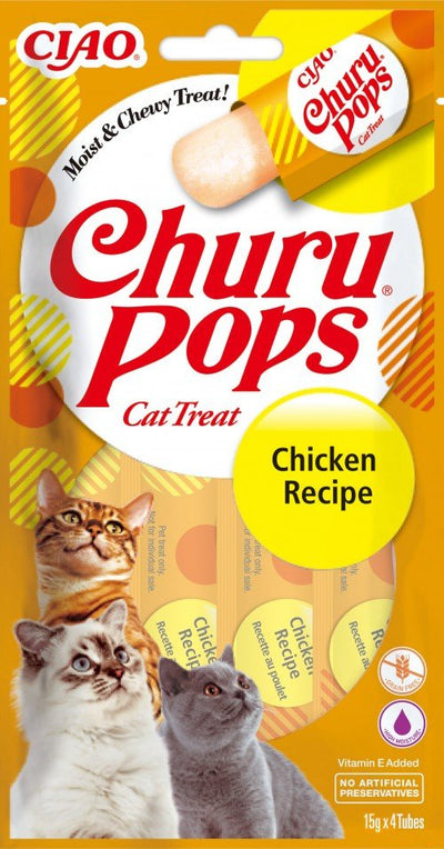 Churu Pops Pollo Golosina Gatos 4X14G — image 1