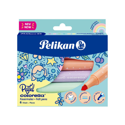 Pelikan Pens Fibre Colorella Pastel 411 / FS6 Box Foldable — image 1