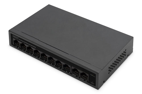 Digitus Switch 8 + 2PORT 10 100 30W Fe PoE Unmanaged — image 1