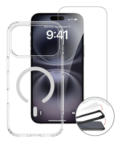 4SMARTS 360° Premium Case For Iphone 17 Pro Max. 17,5CM (6.9) Bumper Transparent — image 1
