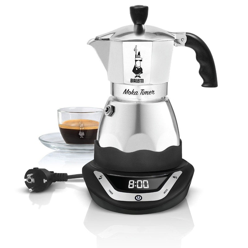 Bialetti Coffee Machine Italiana Eléctrica Moka Timer 365W